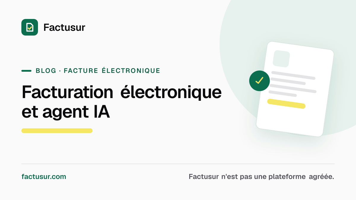Illustration — Automatiser la facturation électronique avec un agent IA